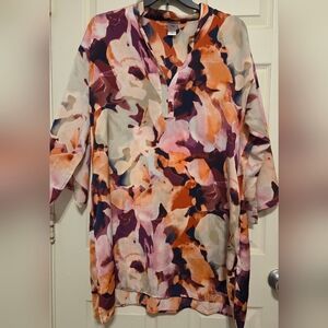 Natori Multi-color Floral Nightgown. Size XL